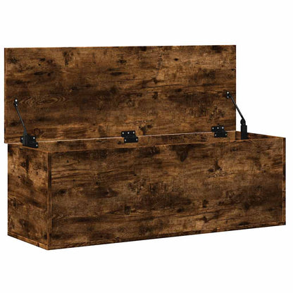 Úložný Box Kouřový Dub 102 X 35 X 35 Cm Kompozitní Dřevo