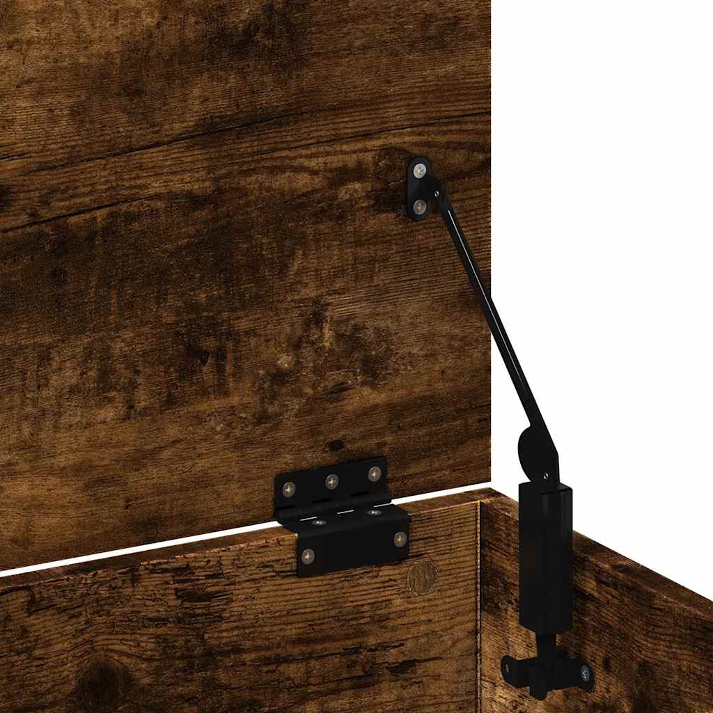 Úložný Box Kouřový Dub 102 X 35 X 35 Cm Kompozitní Dřevo