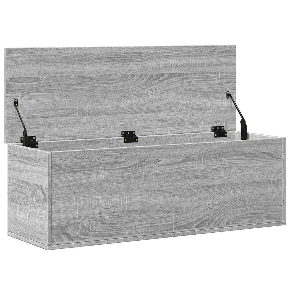 Úložný Box Šedý Sonoma 102 X 35 X 35 Cm Kompozitní Dřevo
