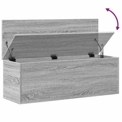Úložný Box Šedý Sonoma 102 X 35 X 35 Cm Kompozitní Dřevo