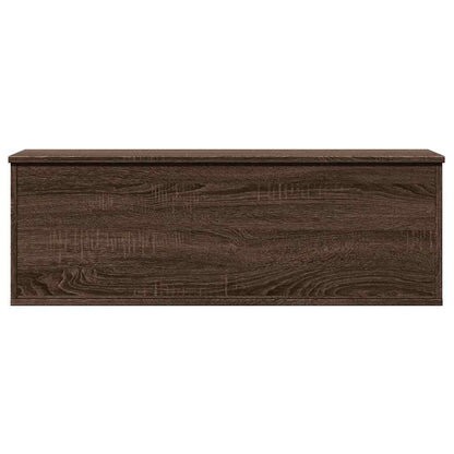Úložný Box Hnědý Dub 102 X 35 X 35 Cm Kompozitní Dřevo