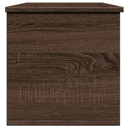 Úložný Box Hnědý Dub 102 X 35 X 35 Cm Kompozitní Dřevo