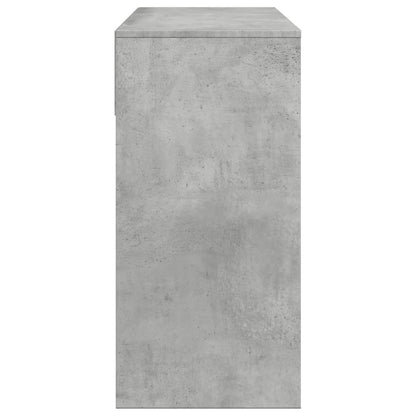 Toaletní Stolek Se Zrcadlem Betonově Šedý 80 X 39 X 80 Cm