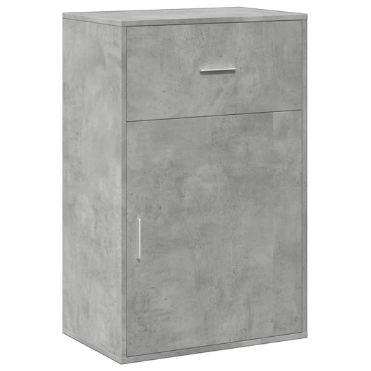 Úložná Skříňka Betonově Šedá 56,5 X 39 X 90 Cm Kompozitní Dřevo