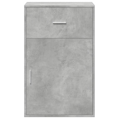 Úložná Skříňka Betonově Šedá 56,5 X 39 X 90 Cm Kompozitní Dřevo