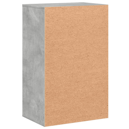 Úložná Skříňka Betonově Šedá 56,5 X 39 X 90 Cm Kompozitní Dřevo