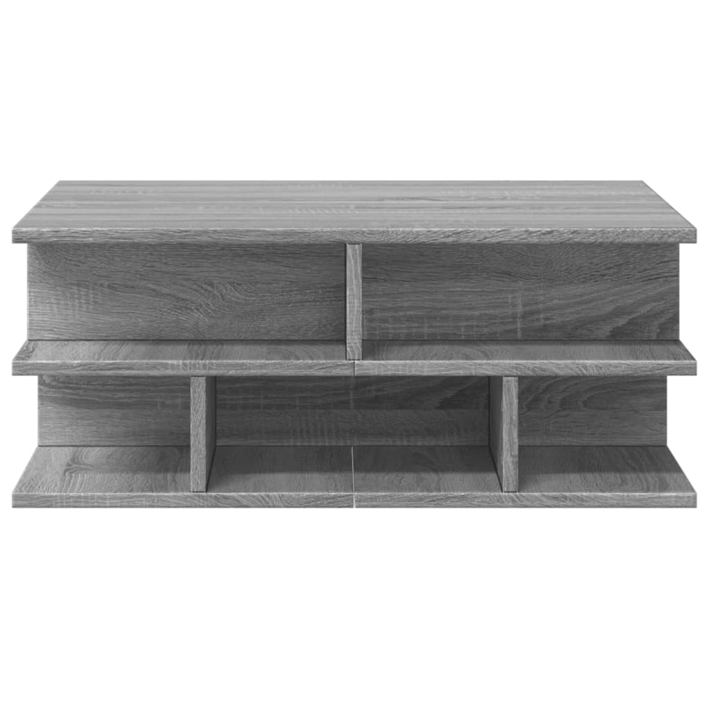Konferenční Stolek Šedý Sonoma 70 X 70 X 29 Cm Kompozitní Dřevo