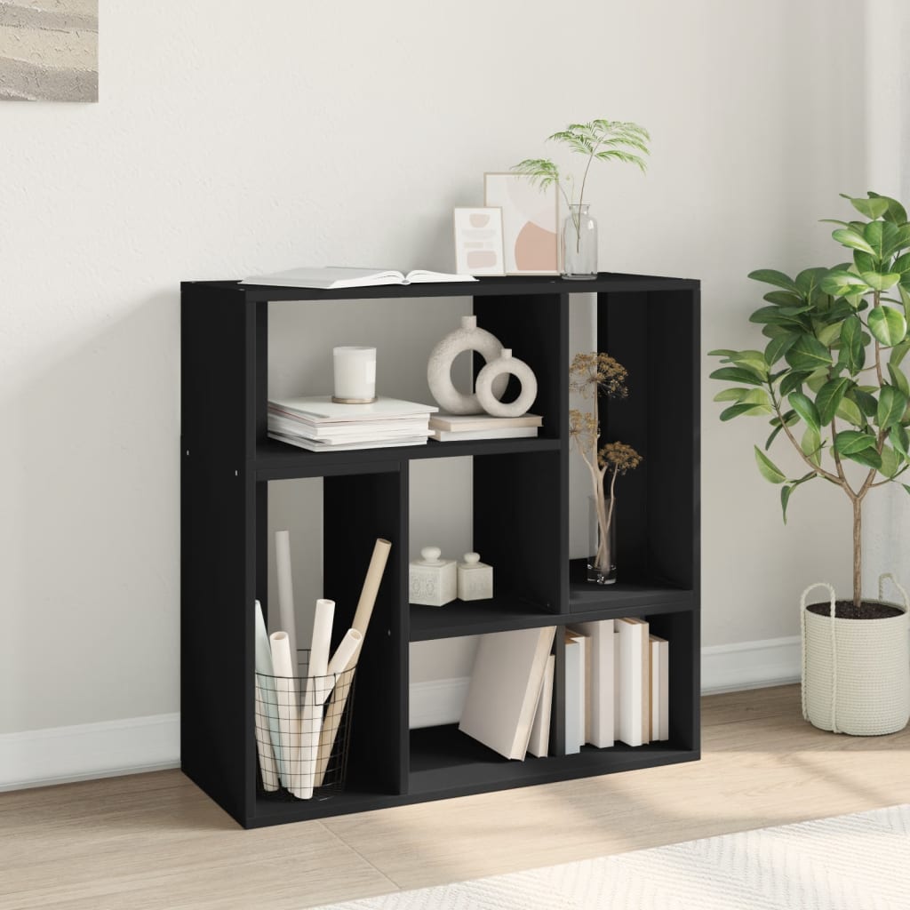 Tv Skříňky 2 Ks Černé 75 X 30 X 50 Cm Kompozitní Dřevo