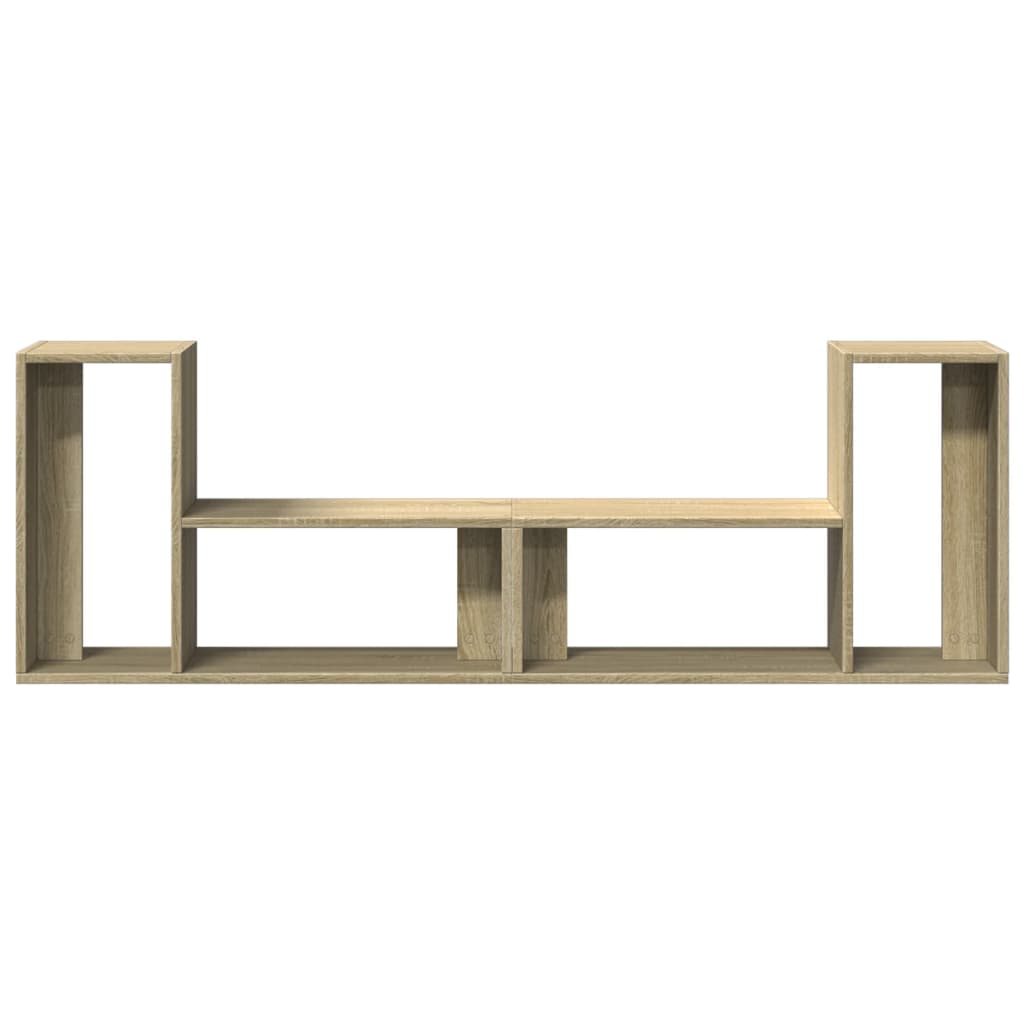 Tv Skříňky 2 Ks Dub Sonoma 75 X 30 X 50 Cm Kompozitní Dřevo