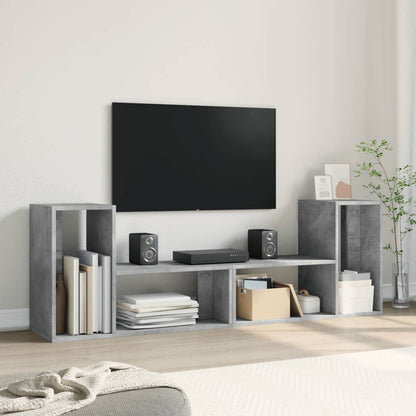 Tv Skříňky 2 Ks Betonově Šedé 75 X 30 X 50 Cm Kompozitní Dřevo