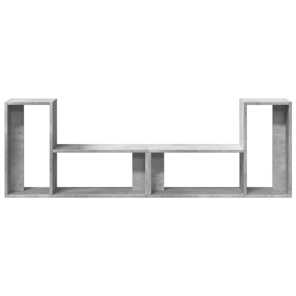 Tv Skříňky 2 Ks Betonově Šedé 75 X 30 X 50 Cm Kompozitní Dřevo