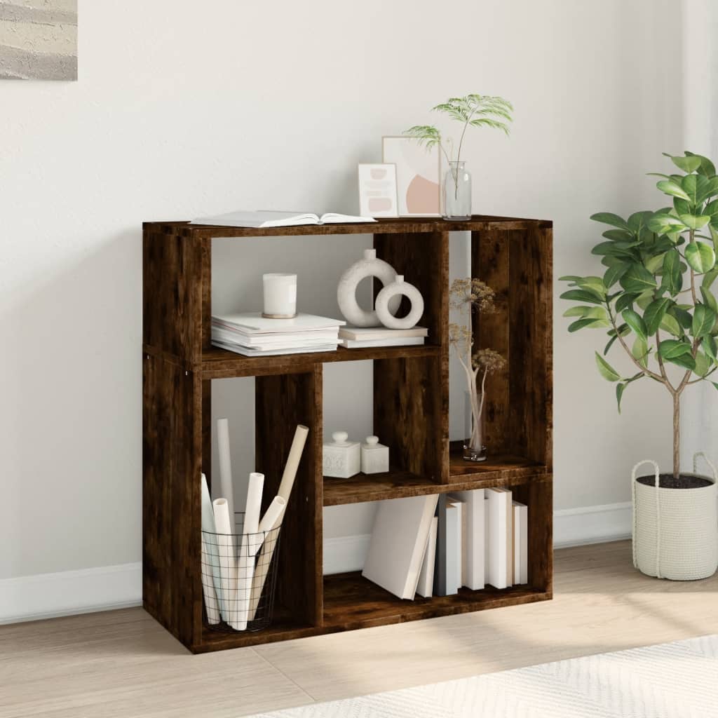 Tv Skříňky 2 Ks Kouřový Dub 75 X 30 X 50 Cm Kompozitní Dřevo