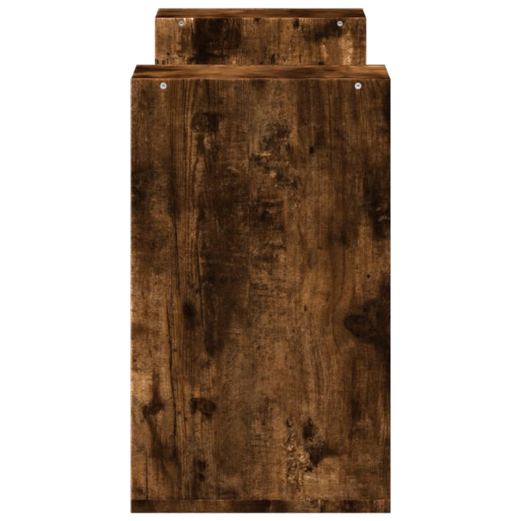 Tv Skříňky 2 Ks Kouřový Dub 75 X 30 X 50 Cm Kompozitní Dřevo