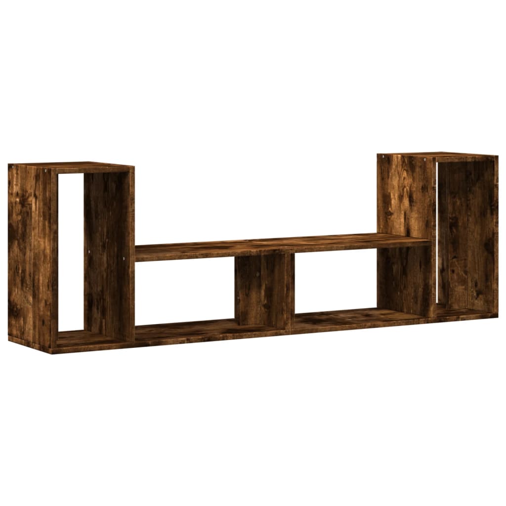 Tv Skříňky 2 Ks Kouřový Dub 75 X 30 X 50 Cm Kompozitní Dřevo