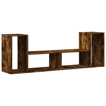 Tv Skříňky 2 Ks Kouřový Dub 75 X 30 X 50 Cm Kompozitní Dřevo