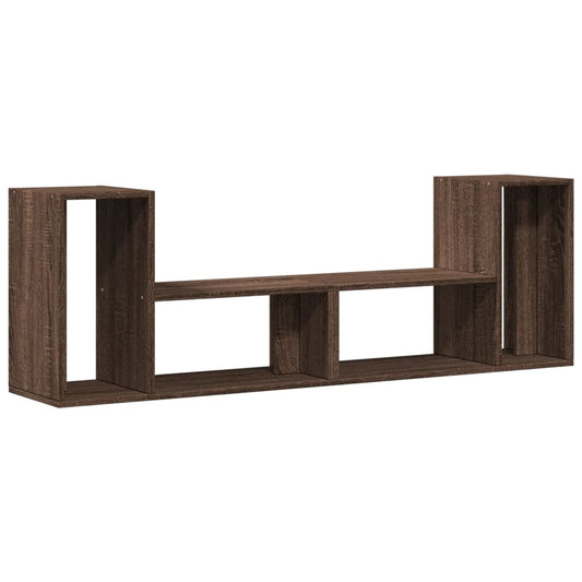 Tv Skříňky 2 Ks Hnědý Dub 75 X 30 X 50 Cm Kompozitní Dřevo