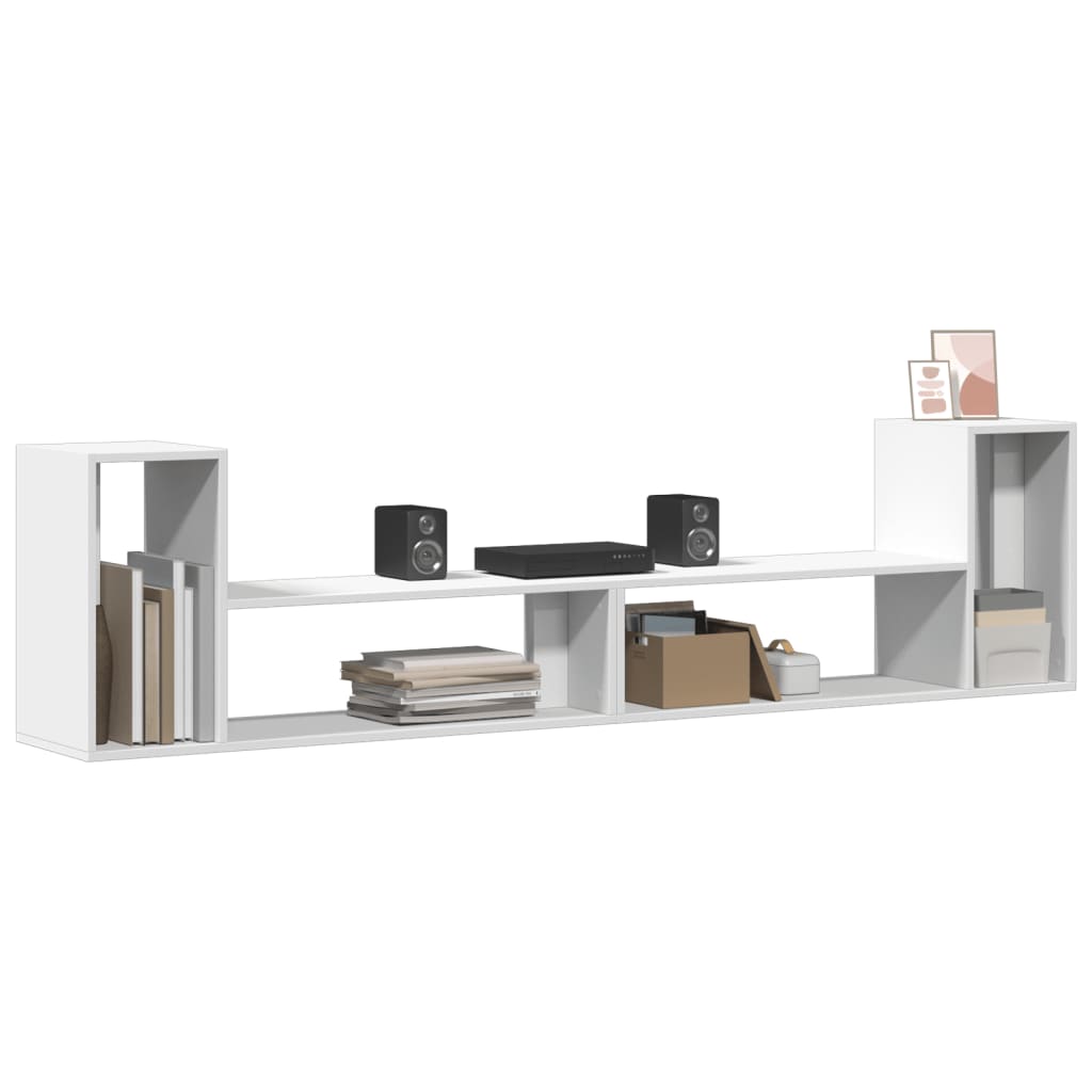 Tv Skříňky 2 Ks Bílé 100 X 30 X 50 Cm Kompozitní Dřevo