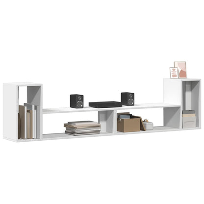Tv Skříňky 2 Ks Bílé 100 X 30 X 50 Cm Kompozitní Dřevo
