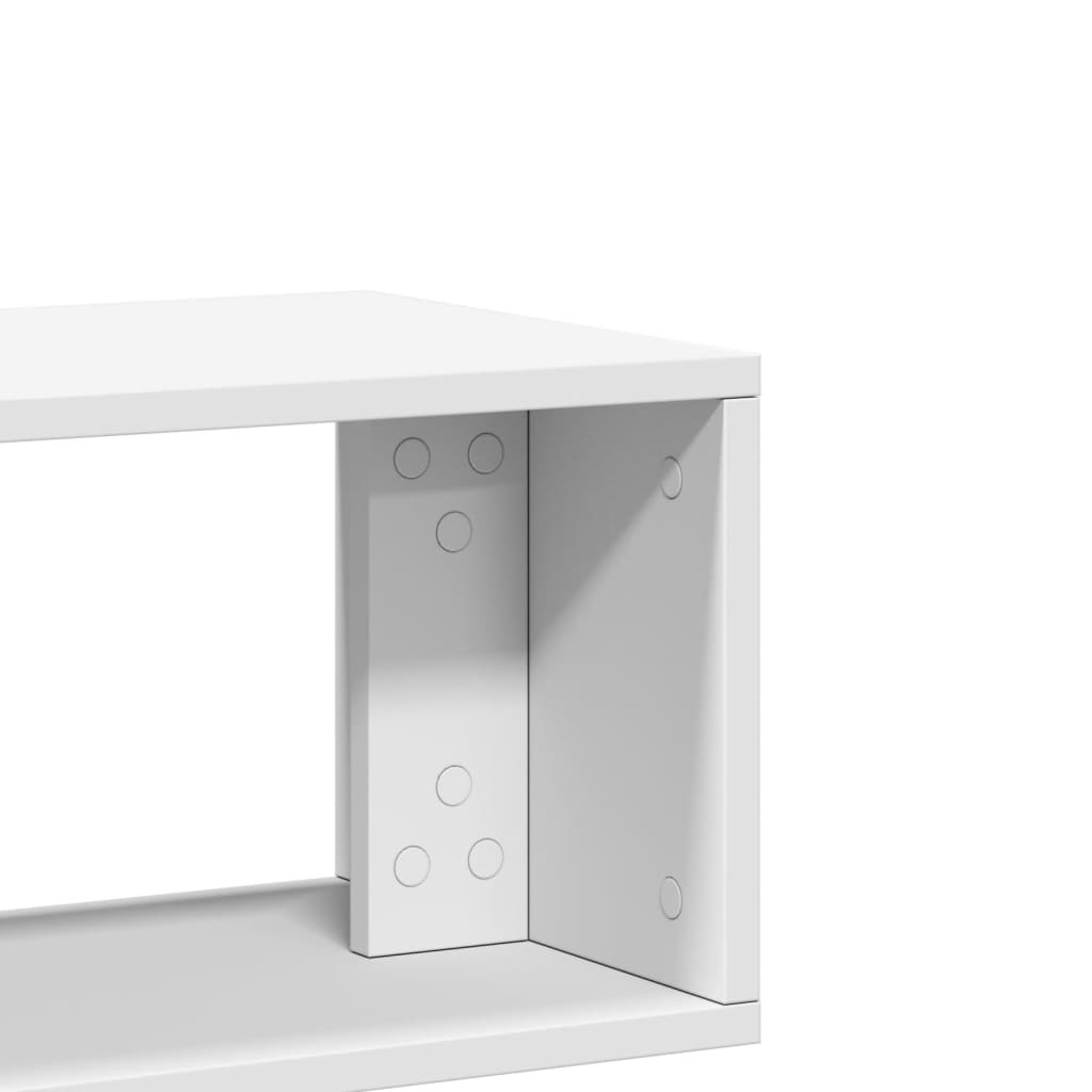 Tv Skříňky 2 Ks Bílé 100 X 30 X 50 Cm Kompozitní Dřevo