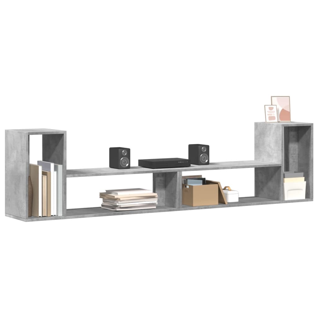 Tv Skříňky 2 Ks Betonově Šedé 100 X 30 X 50 Cm Kompozitní Dřevo