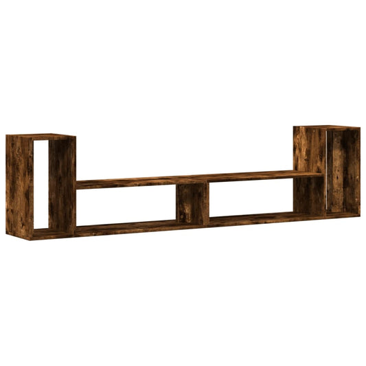 Tv Skříňky 2 Ks Kouřový Dub 100 X 30 X 50 Cm Kompozitní Dřevo