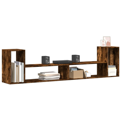 Tv Skříňky 2 Ks Kouřový Dub 100 X 30 X 50 Cm Kompozitní Dřevo