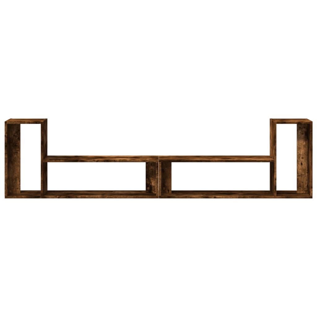 Tv Skříňky 2 Ks Kouřový Dub 100 X 30 X 50 Cm Kompozitní Dřevo
