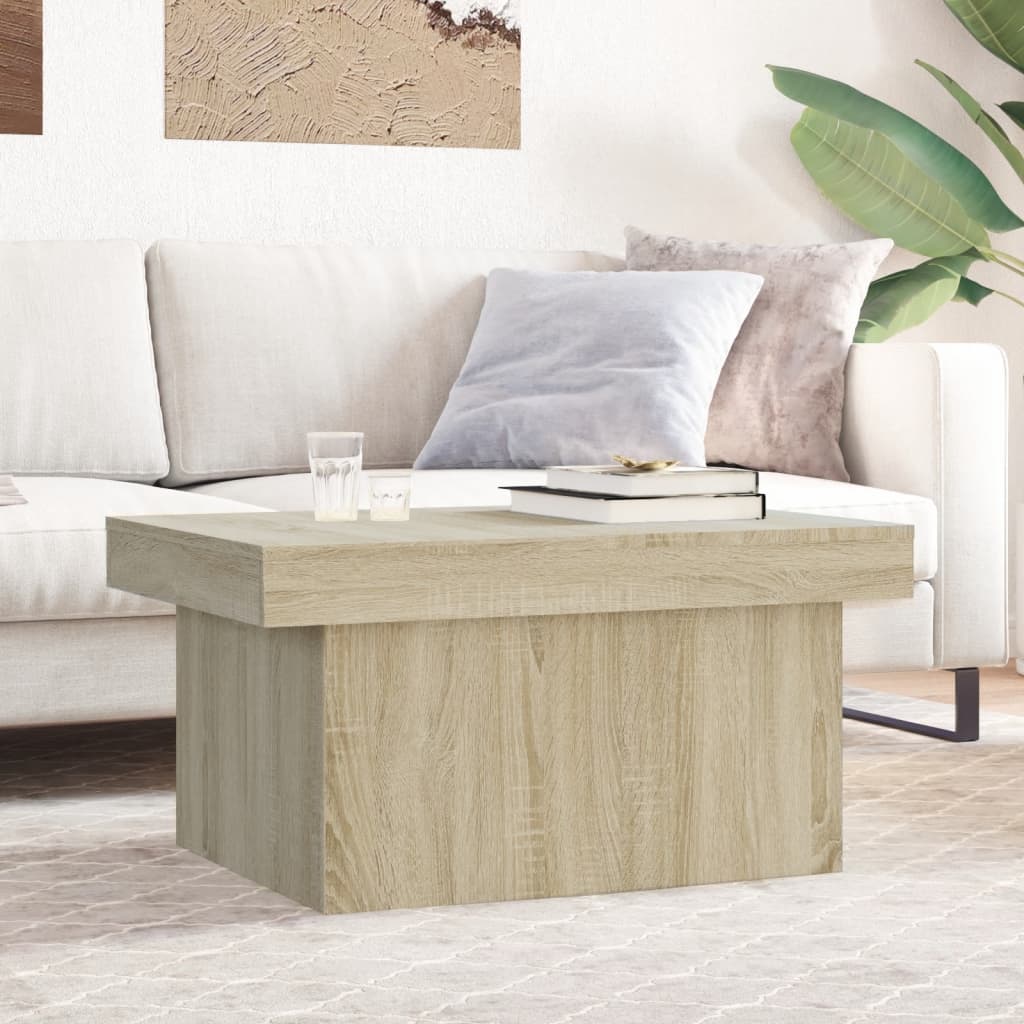 Konferenční Stolek Betonově Šedý 80X55X40 Cm Kompozitní Dřevo