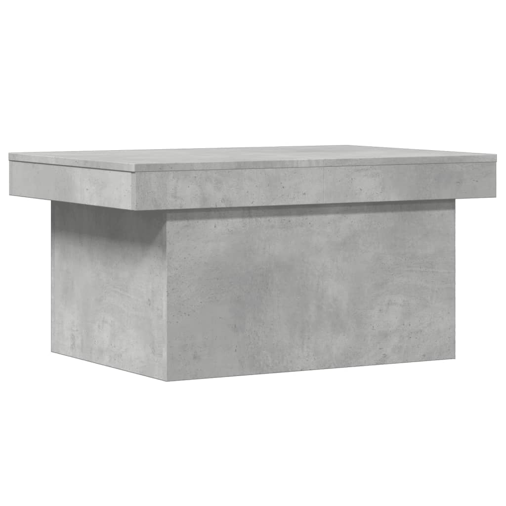 Konferenční Stolek Betonově Šedý 80X55X40 Cm Kompozitní Dřevo