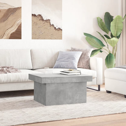 Konferenční Stolek Betonově Šedý 80X55X40 Cm Kompozitní Dřevo