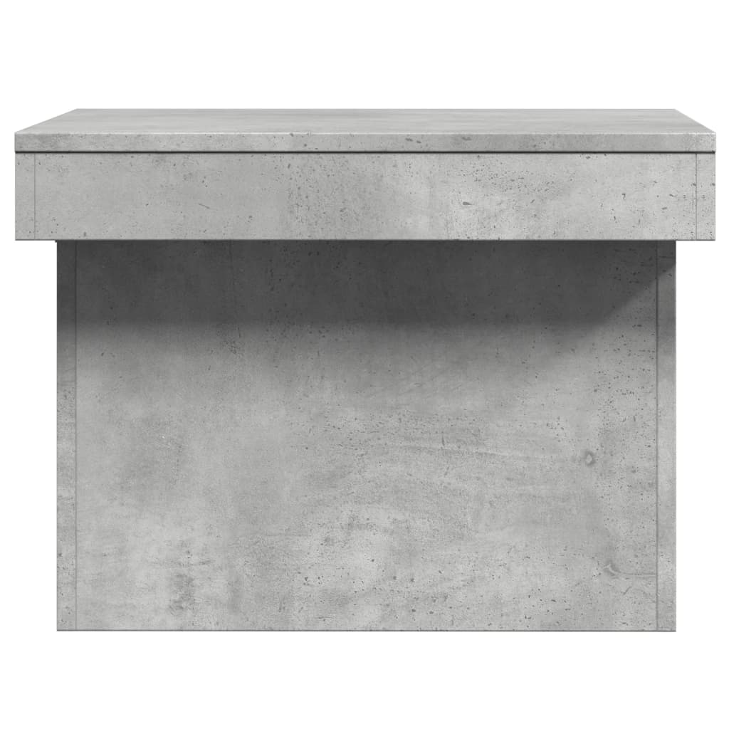 Konferenční Stolek Betonově Šedý 80X55X40 Cm Kompozitní Dřevo