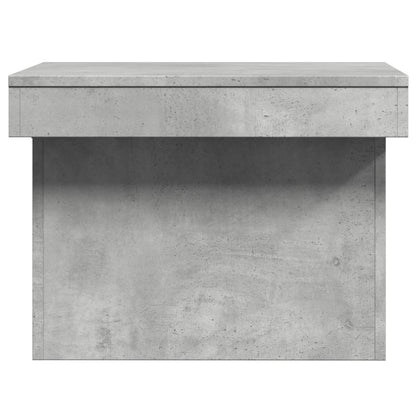 Konferenční Stolek Betonově Šedý 80X55X40 Cm Kompozitní Dřevo