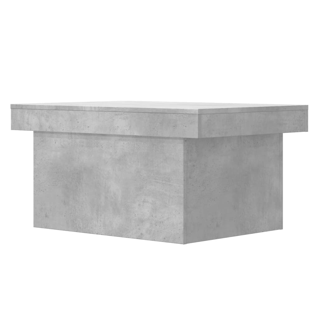 Konferenční Stolek Betonově Šedý 80X55X40 Cm Kompozitní Dřevo