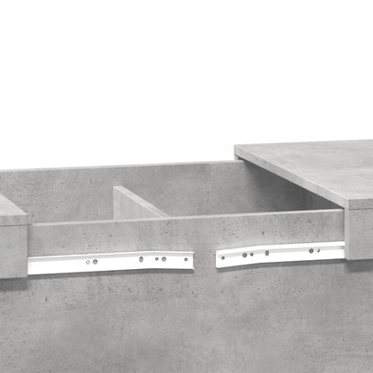 Konferenční Stolek Betonově Šedý 80X55X40 Cm Kompozitní Dřevo