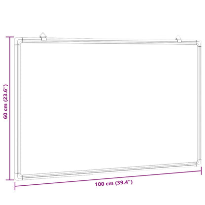 Magnetická Tabule 100 X 60 X 1,7 Cm Hliník
