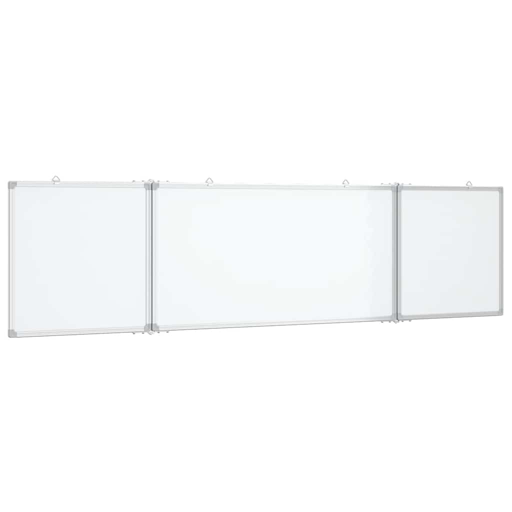 Magnetická Tabule Rozkládací 160 X 40 X 1,7 Cm Hliník