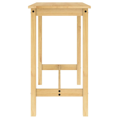 3Dílný Barový Set Masivní Borové Dřevo Hnědá