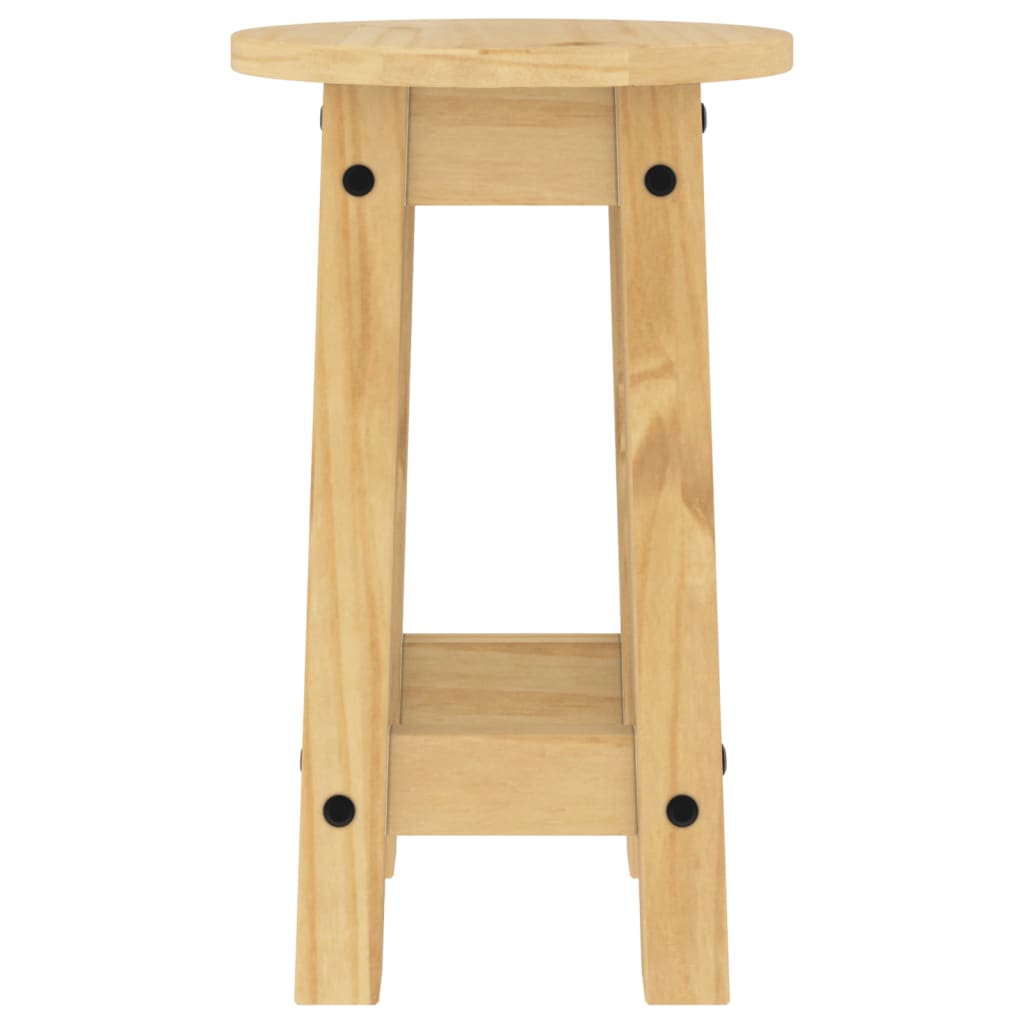 Barové stoličky 2 ks masivní borové dřevo