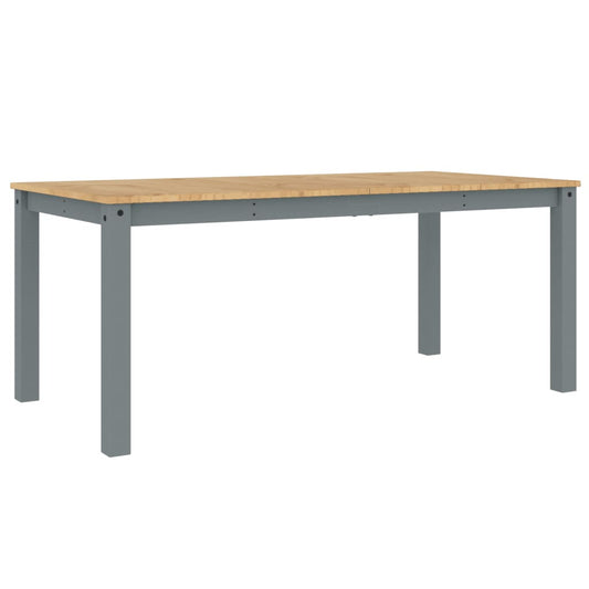Jídelní Stůl Panama Šedý 180 X 90 X 75 Cm Masivní Borové Dřevo