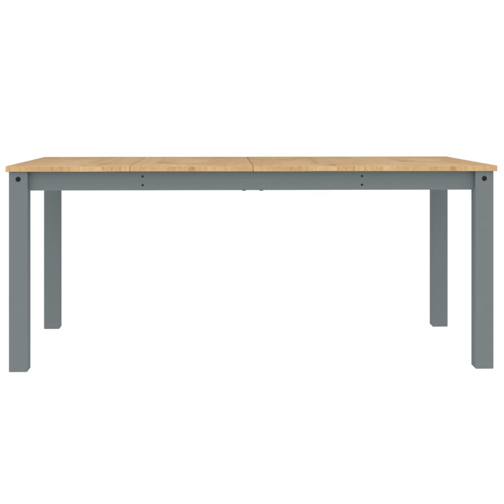 Jídelní Stůl Panama Šedý 180 X 90 X 75 Cm Masivní Borové Dřevo
