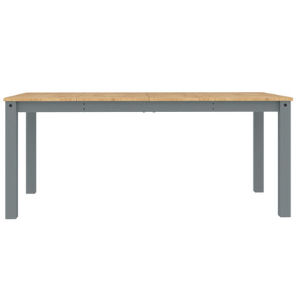 Jídelní Stůl Panama Šedý 180 X 90 X 75 Cm Masivní Borové Dřevo