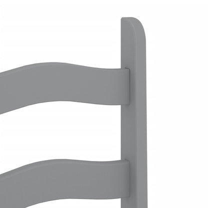 Jídelní Židle 2 Ks Corona Šedé 42X47X107 Cm Masivní Borovice Bílo-Šedá