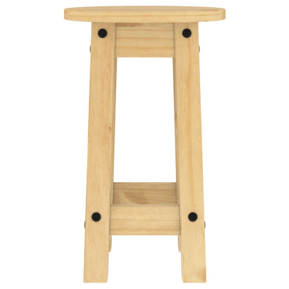 5Dílný Barový Set Masivní Borové Dřevo