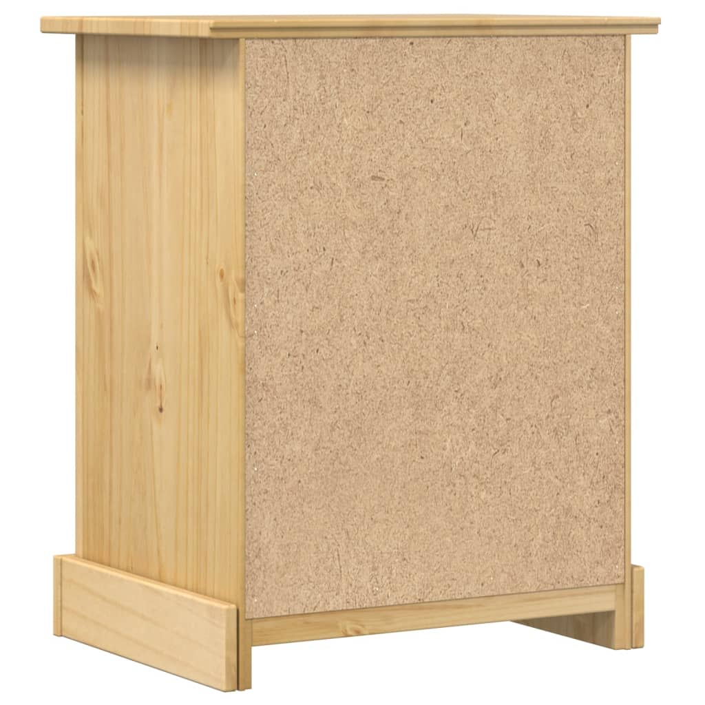Noční Stolek Corona 53 X 39 X 66 Cm Masivní Borové Dřevo Krémová