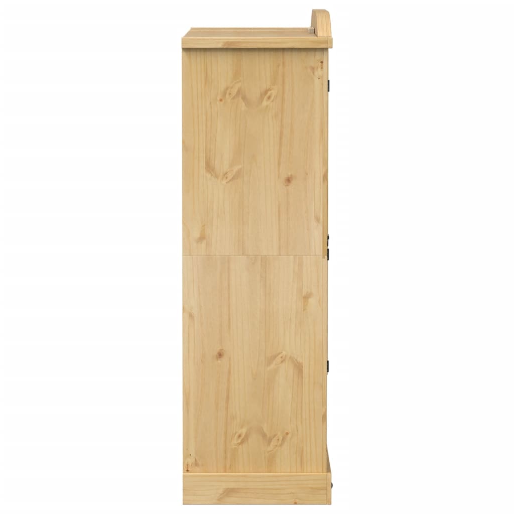 Šatní Skříň Corona 151,5 X 52 X 170 Cm Masivní Borové Dřevo