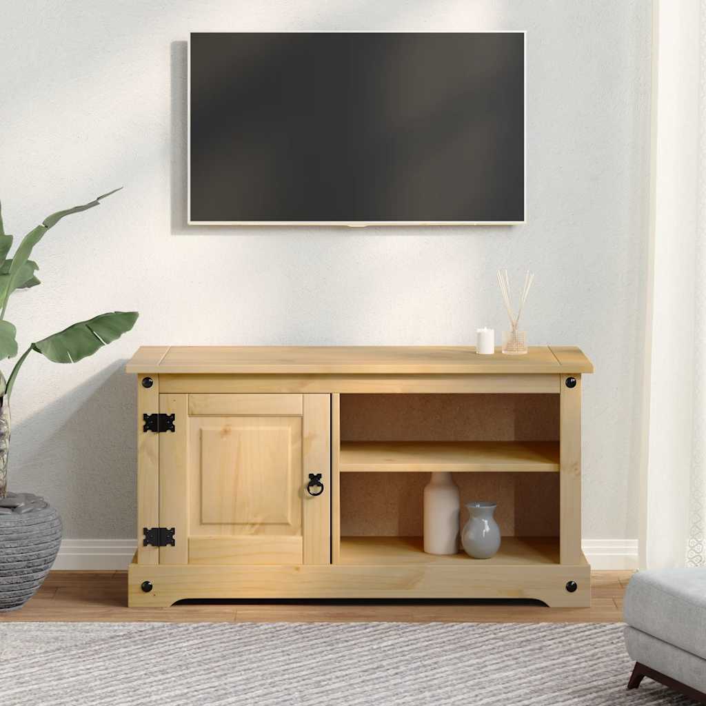 Tv Skříňka Corona 100 X 40 X 52 Cm Masivní Borové Dřevo