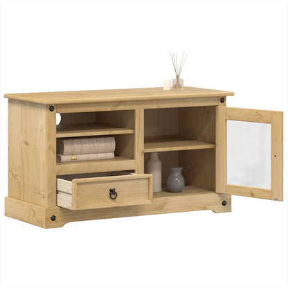Tv Skříňka Corona 100 X 45 X 58 Cm Masivní Borové Dřevo