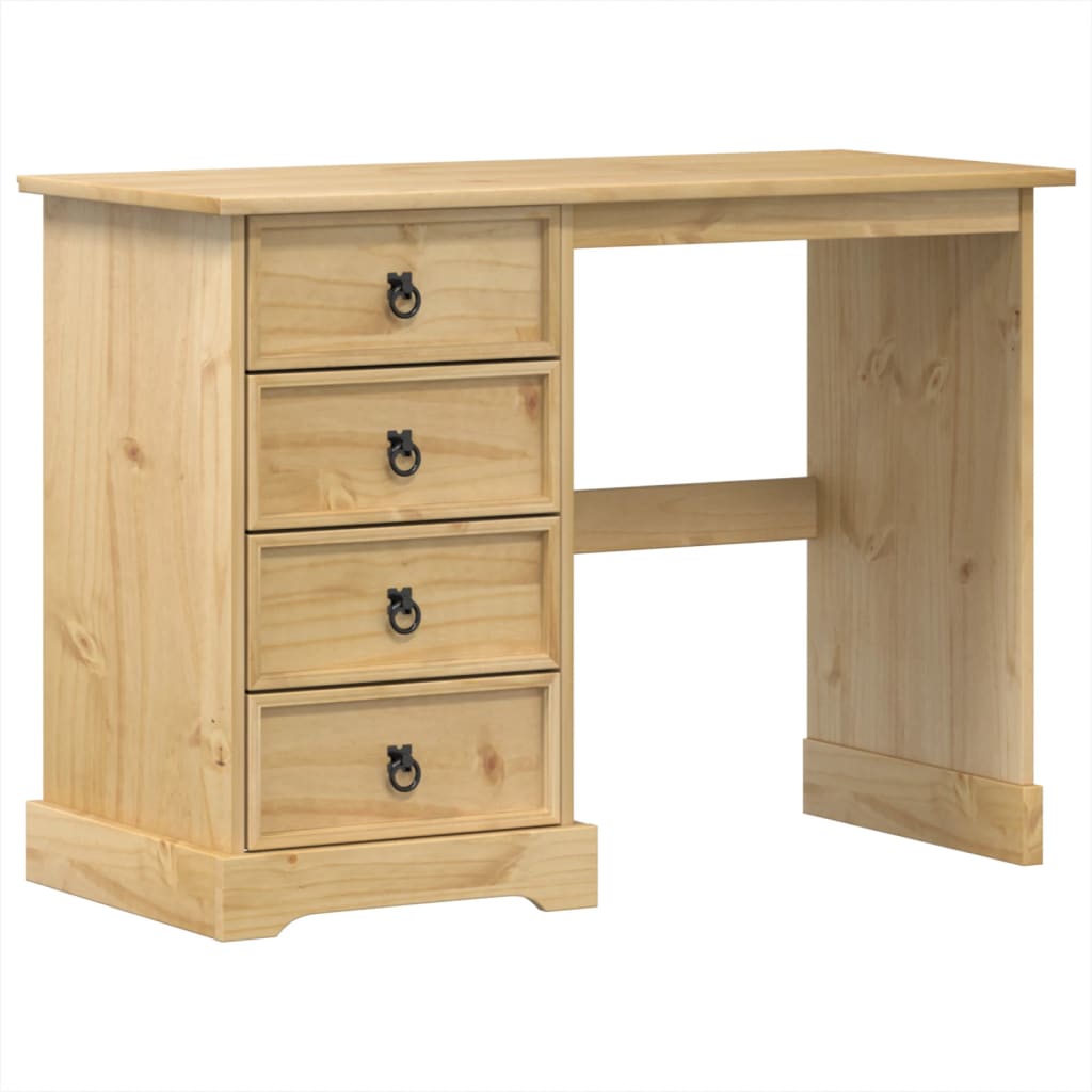Toaletní Stolek Corona 104 X 47 X 75 Cm Masivní Borové Dřevo