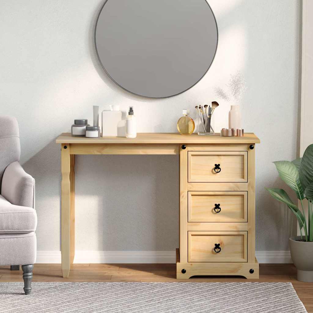Toaletní Stolek Corona 110 X 47 X 75 Cm Masivní Borové Dřevo