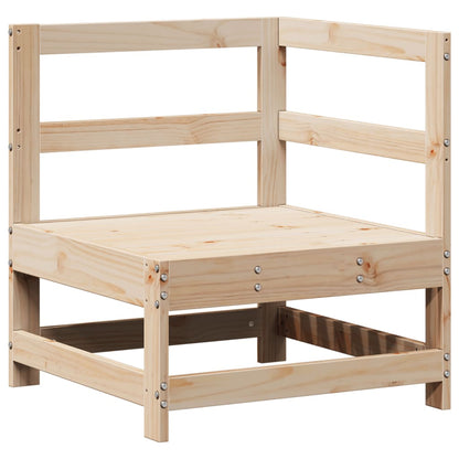 3Dílná Zahradní Sedací Souprava Masivní Borové Dřevo